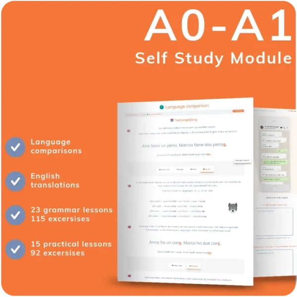 A1 Dutch Self Study E-learning