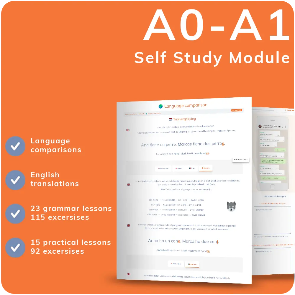 A1 Dutch Self Study E-learning