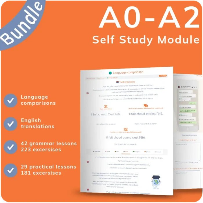 Dutch Self Study E-learning A0 A2