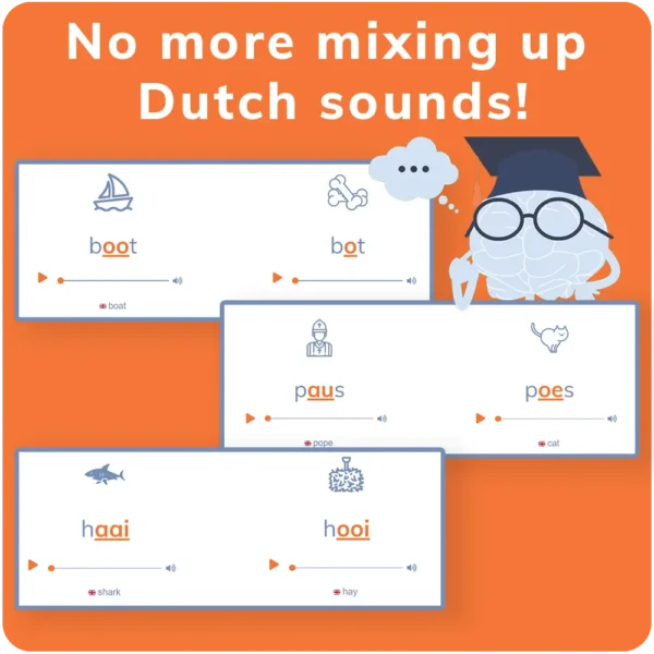 e-learning dutch pronunciation self study