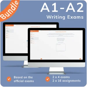 A1 A2 Dutch Writing Exam bundle