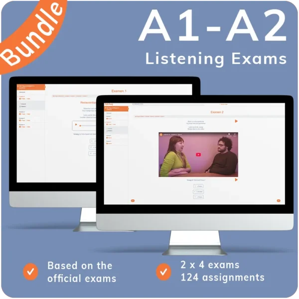 Met Vlag en Wimpel Listening Bundle – Inburgering Exam Prep